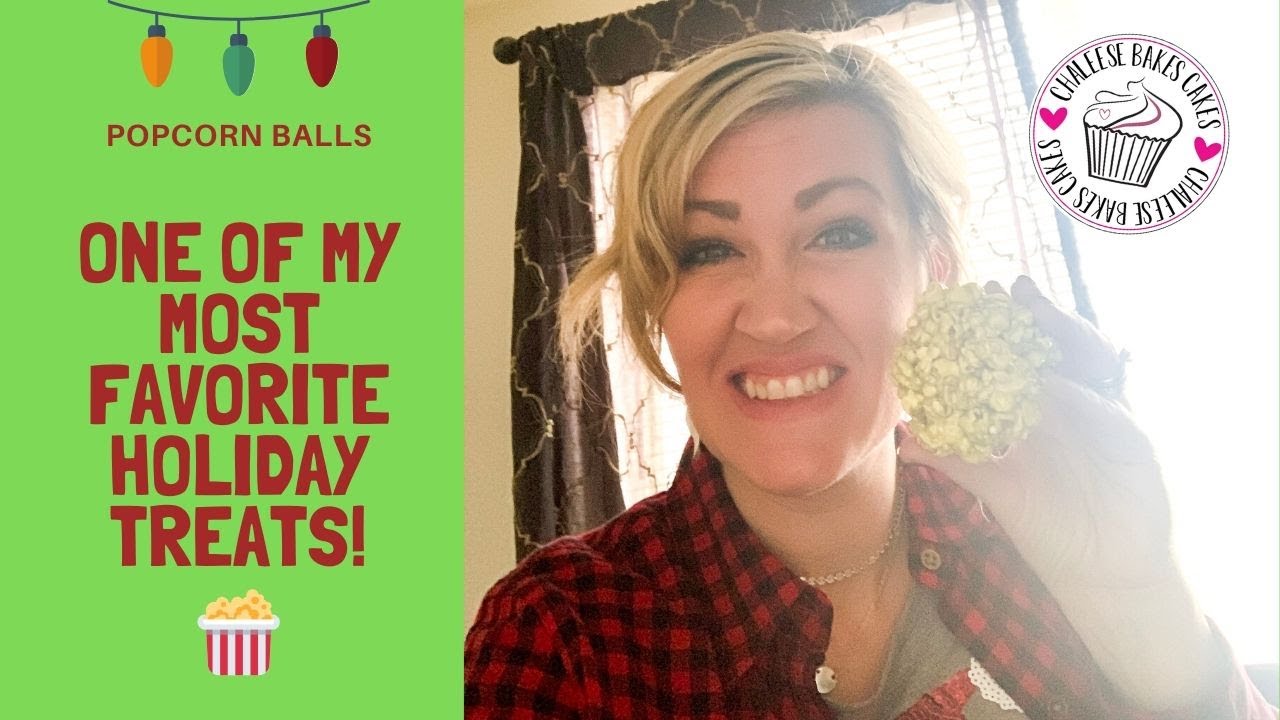 EASY, FESTIVE, DIY POPCORN BALLS | They will be a NEW FAMILY HOLIDAY FAVORITE!