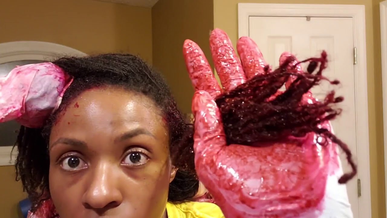 248 Sisterlocks Vlog 096- Coloring Sisterlocks RED