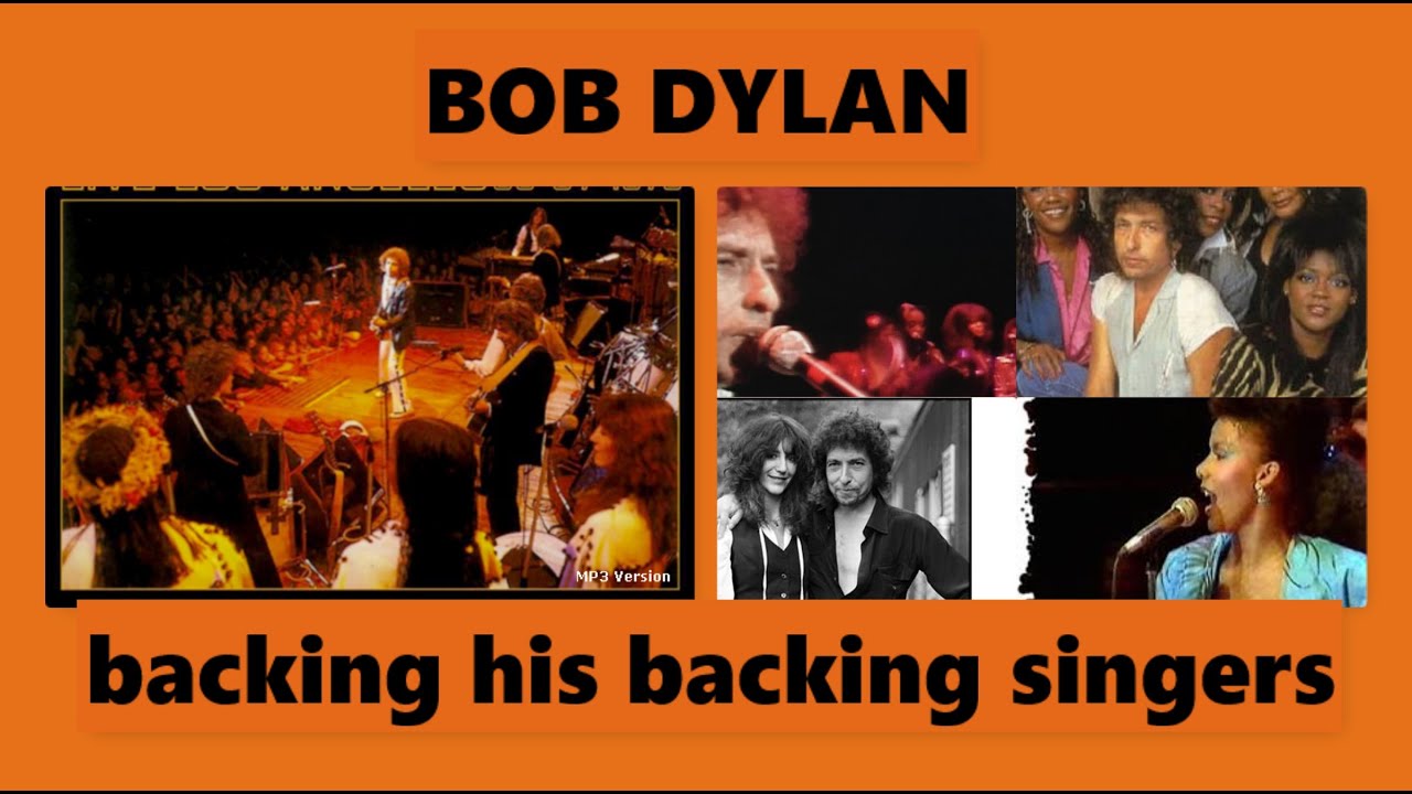 Bob Dylan backing his Backing Singers at Blackbushe - 3 songs solo by the vocal back-up trio