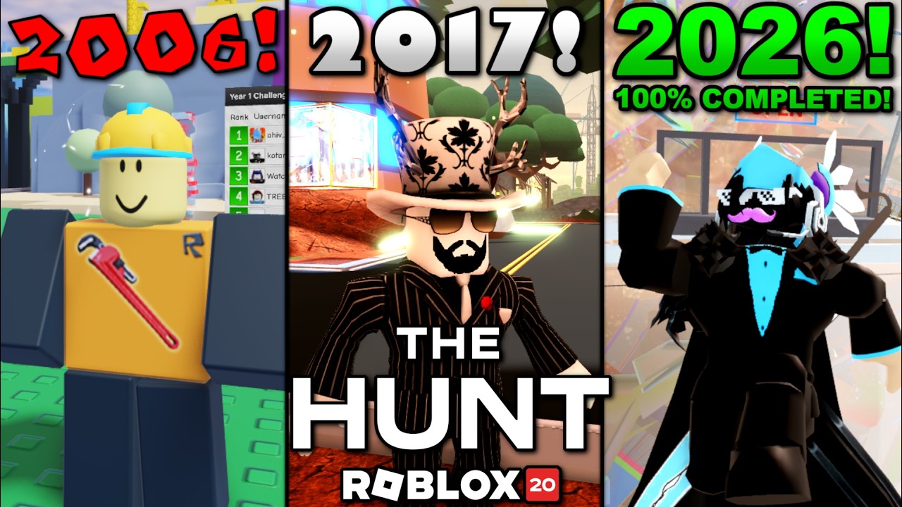 Прохожу событие The Hunt в честь 20-летия Roblox на 100%! (2006&ndash;2026!)... Вот что из этого вышло!