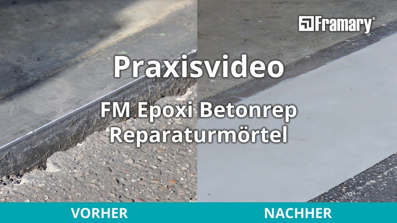 Betonboden selbstst&auml;ndig reparieren | L&ouml;cher, Risse & Fugen mit 