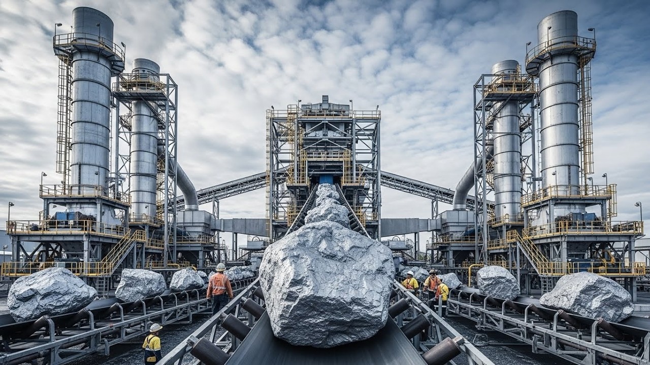 How Raw Tin Ore is Extracted and Refined into Pure Metal | The Complete Process