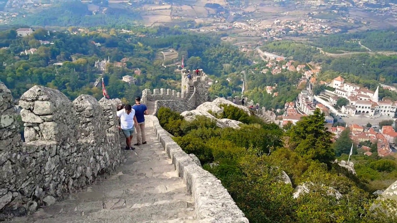 Moors Castle in Sintra Portugal in One Minute.. Quickclip! - Portugal Travel