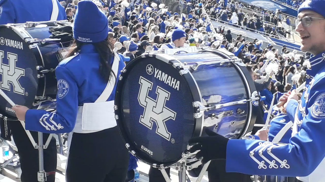 University Of Kentucky Band plays Fight song after touchdown UK 56- New Mexico 16 / Nov 2021