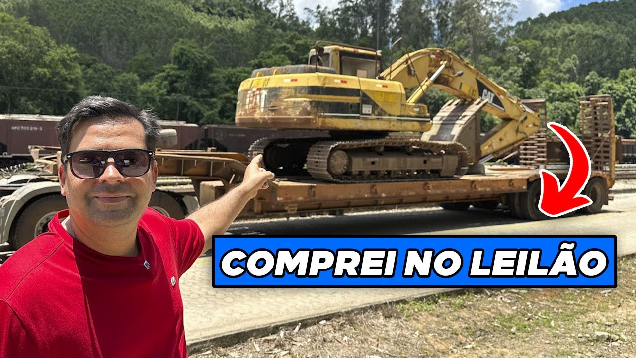 COMPREI UM ESCAVADEIRA NO LEILÃO DA VALE, COMPENSOU?