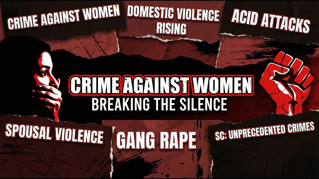 Crimes Against Women | Watch full episode for more | Women safety, domestic abuse, inequality, help.