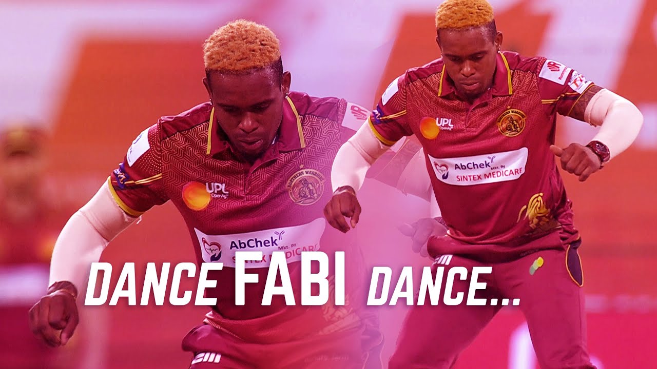Fabian Allen on DANCE FLOOR I Best wicket celebration moments I Abu Dhabi T10 I Season 4
