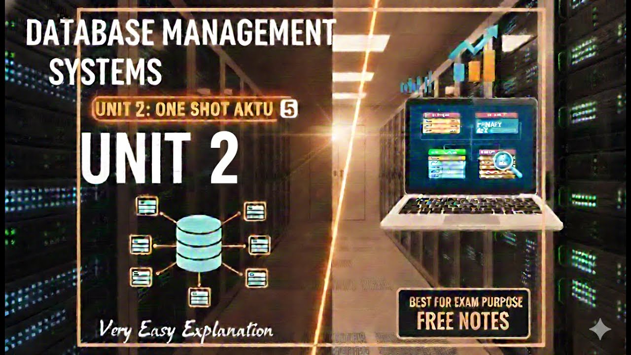 DBMS Unit 2 complete One Shot Aktu |3rdyear|5th Sem |