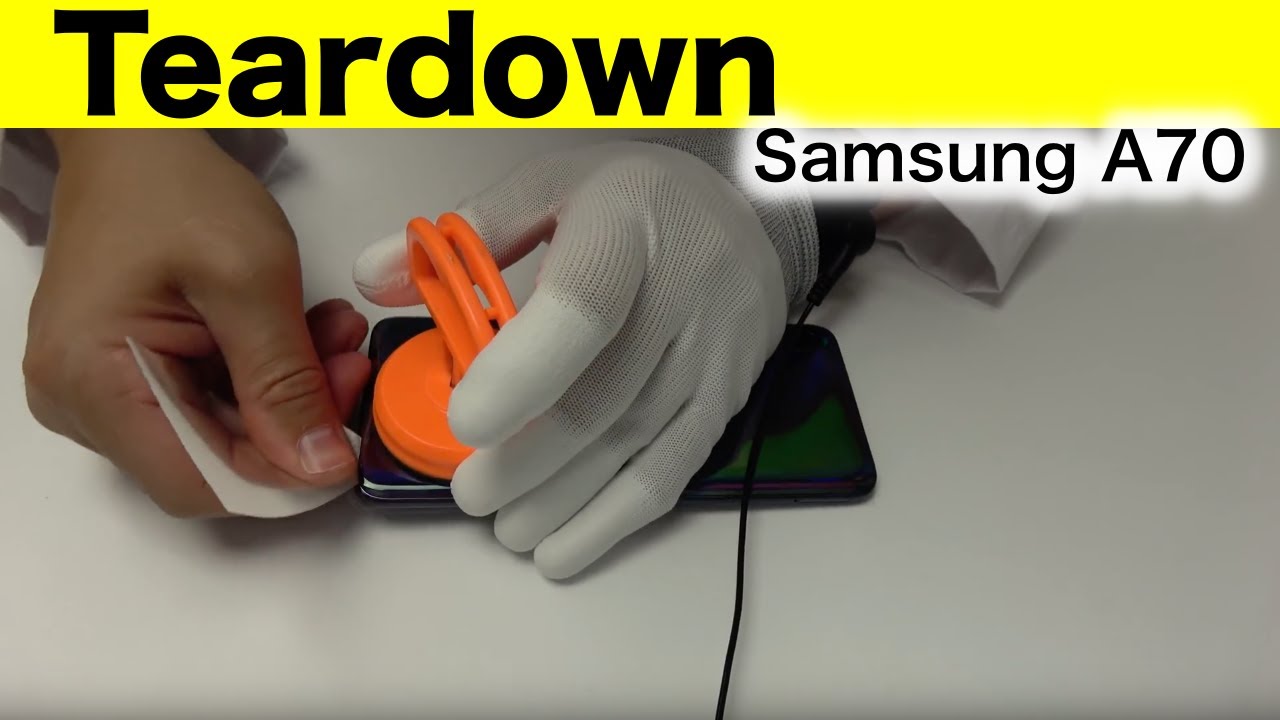 Видеоруководство по разборке, ремонту и разборке Samsung A70