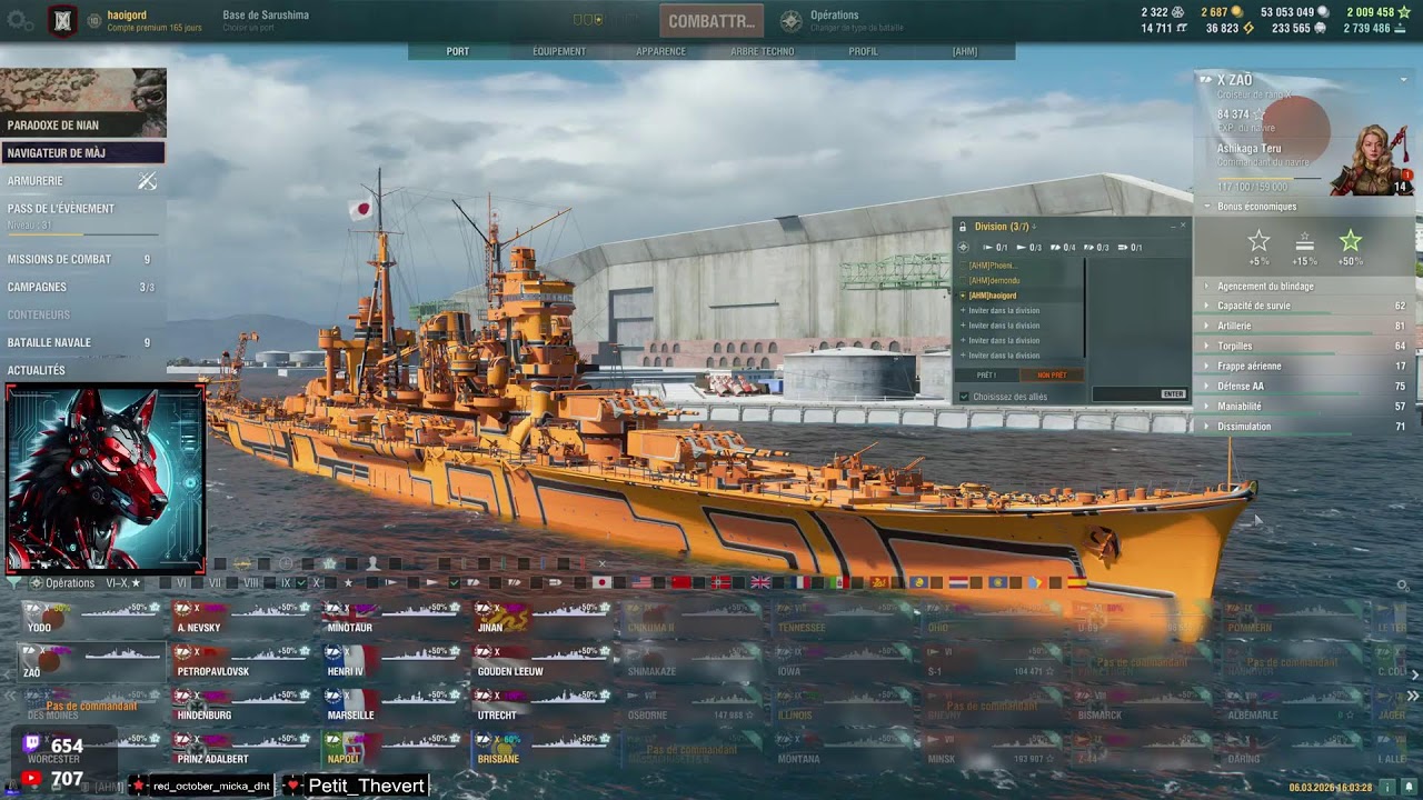 - 36 - [ FR /  PC / DIV / SNIPE ] Mode détente sur World of Warships