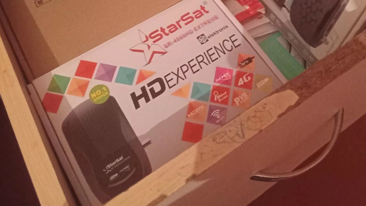 StarSat SR-4080HD Extreme Krosnu aparatının qutu açılışı yeni menyu özəllikli praşifka 