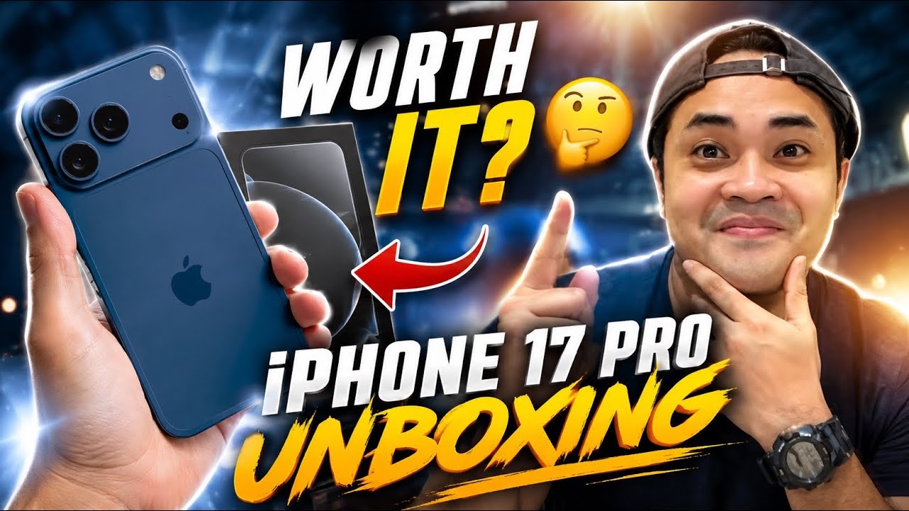 IPHONE 17 PRO UNBOXING + SHARING MY INITIAL THOUGHTS | DEEP BLUE | Jaden Yael