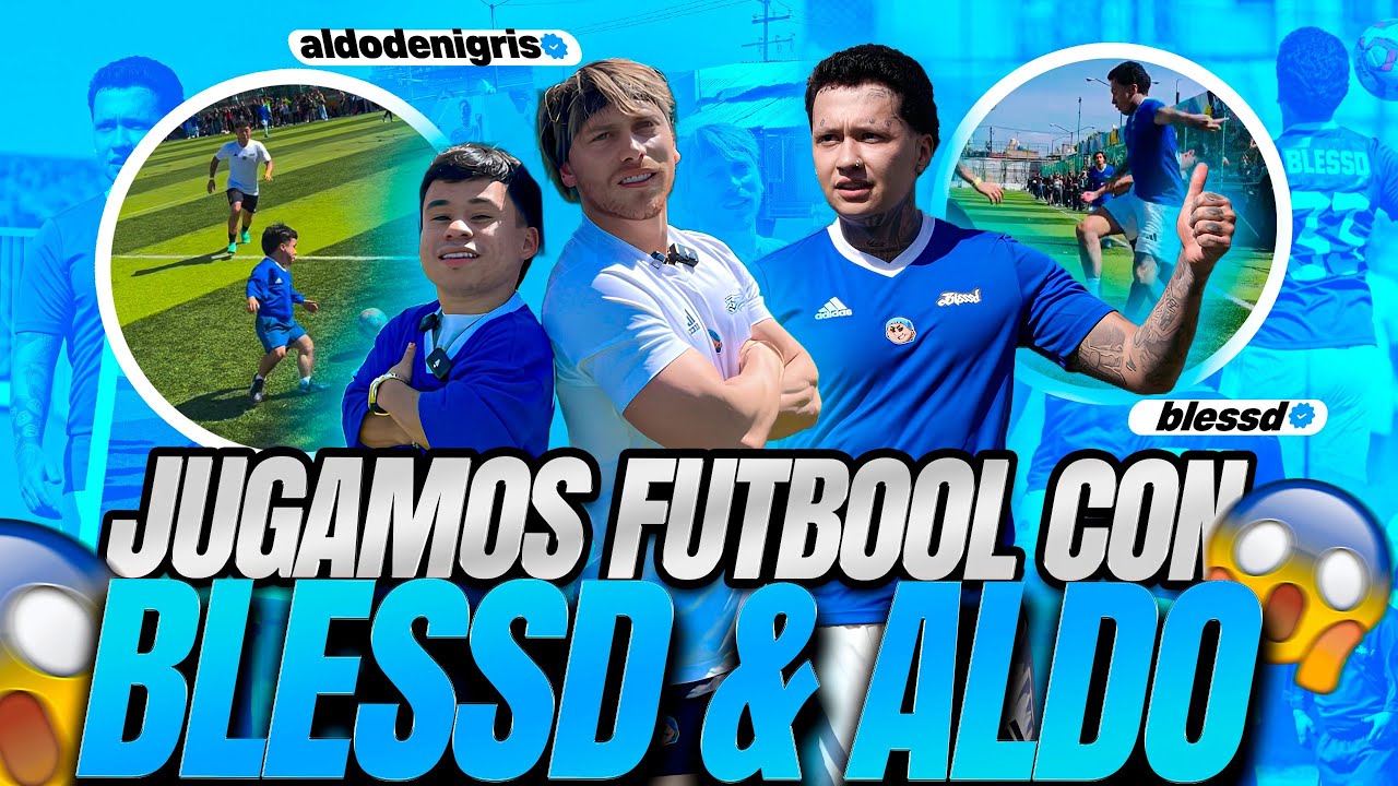 Jugamos Futbol Con @BLESSD EL BENDITO 💙 y @Aldo T De Nigris En TEPITO / ABELITO 😱🔥⚽️