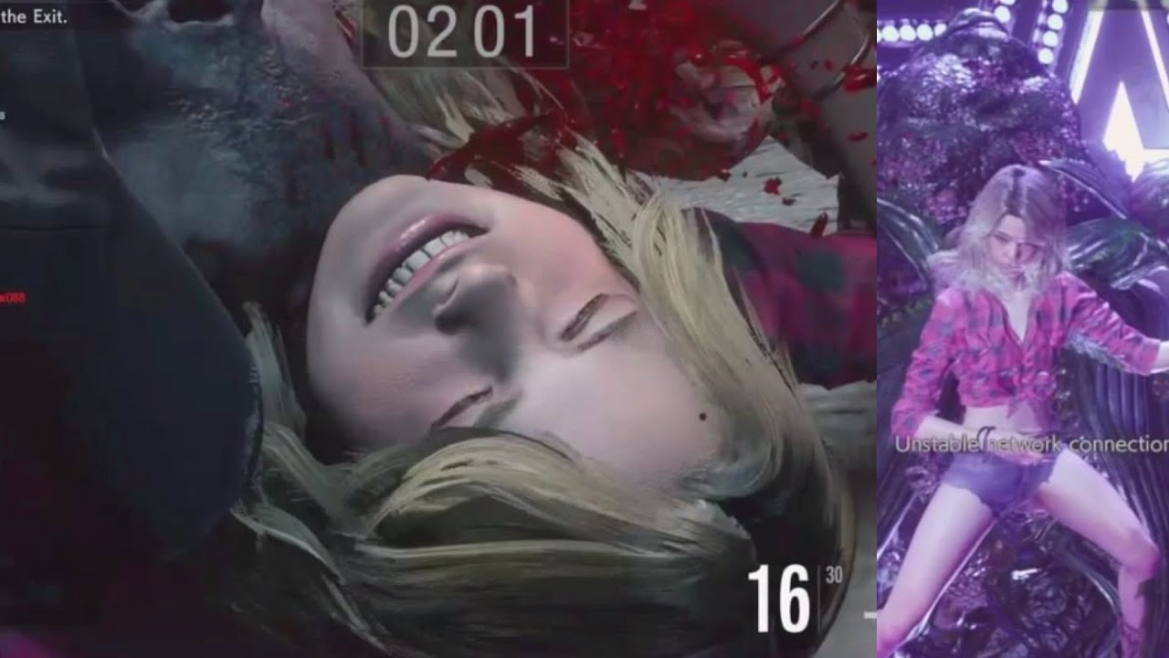 Resident Evil Resistance Ryona Becca Vs Crawling Zombie and Ivy Supine Losing Poses