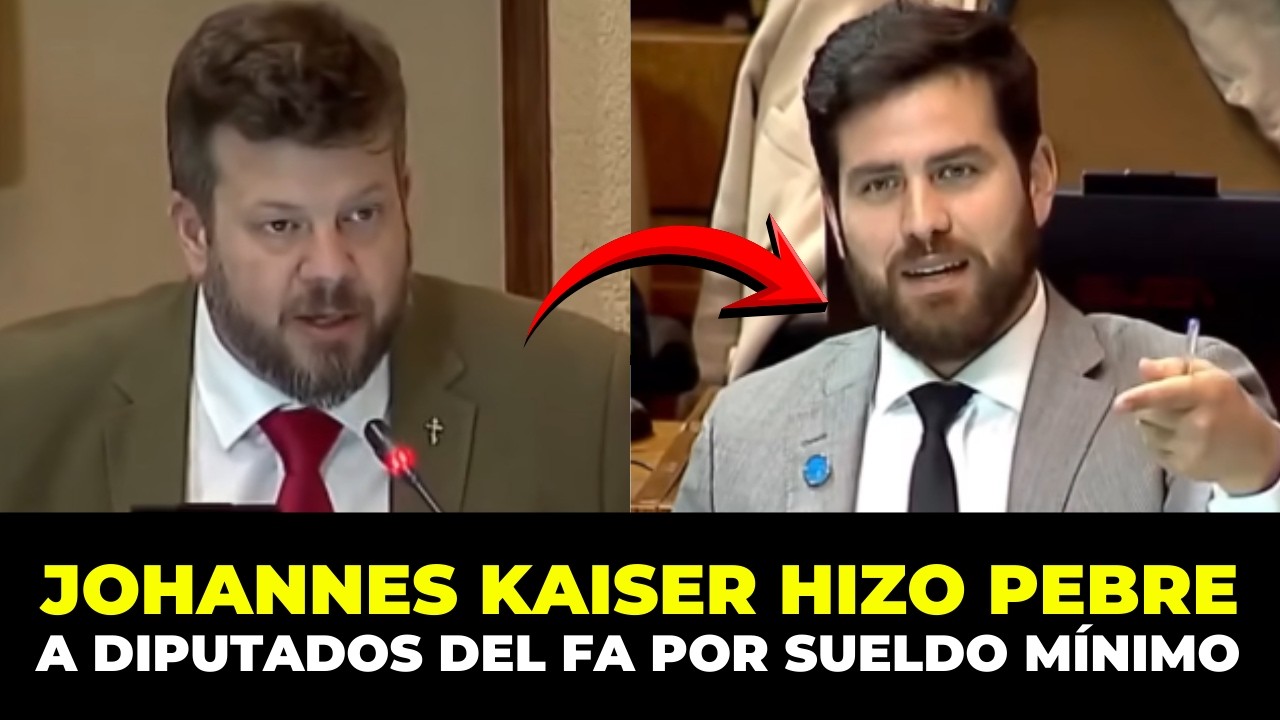JOHANNES KAISER HIZO PEBRE A DIPUTADOS FRENTEAMPLISTAS EN DEBATE SOBRE SUELDO MÍNIMO