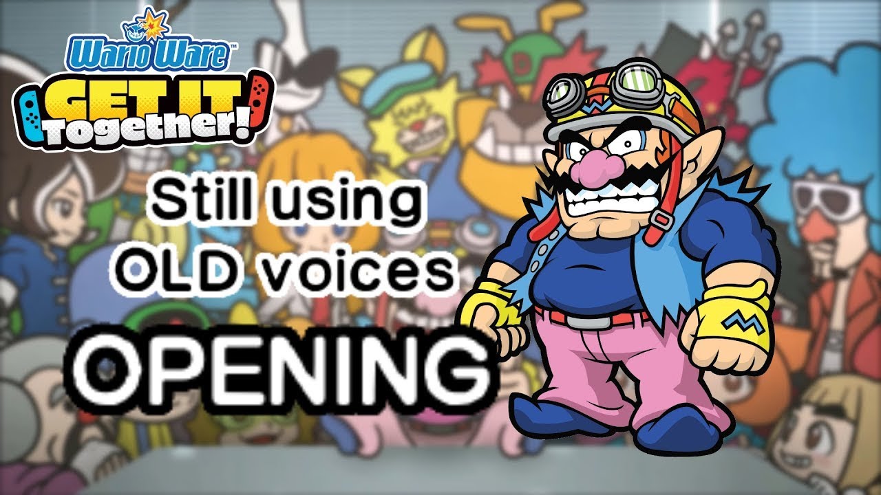 OPENING but they're still using their old voices - WarioWare Get It Together!