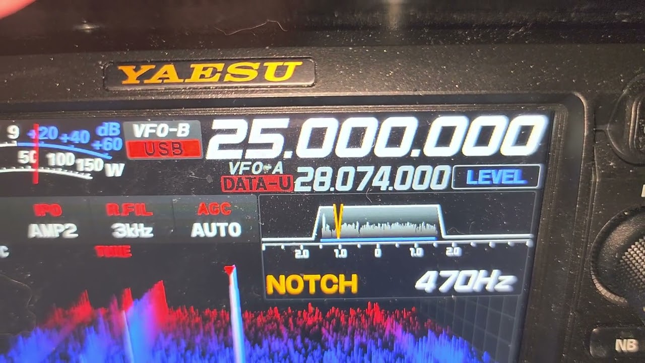 What is a NOTCH filter and what do we use it for?  demonstration on Yaesu FTdx10