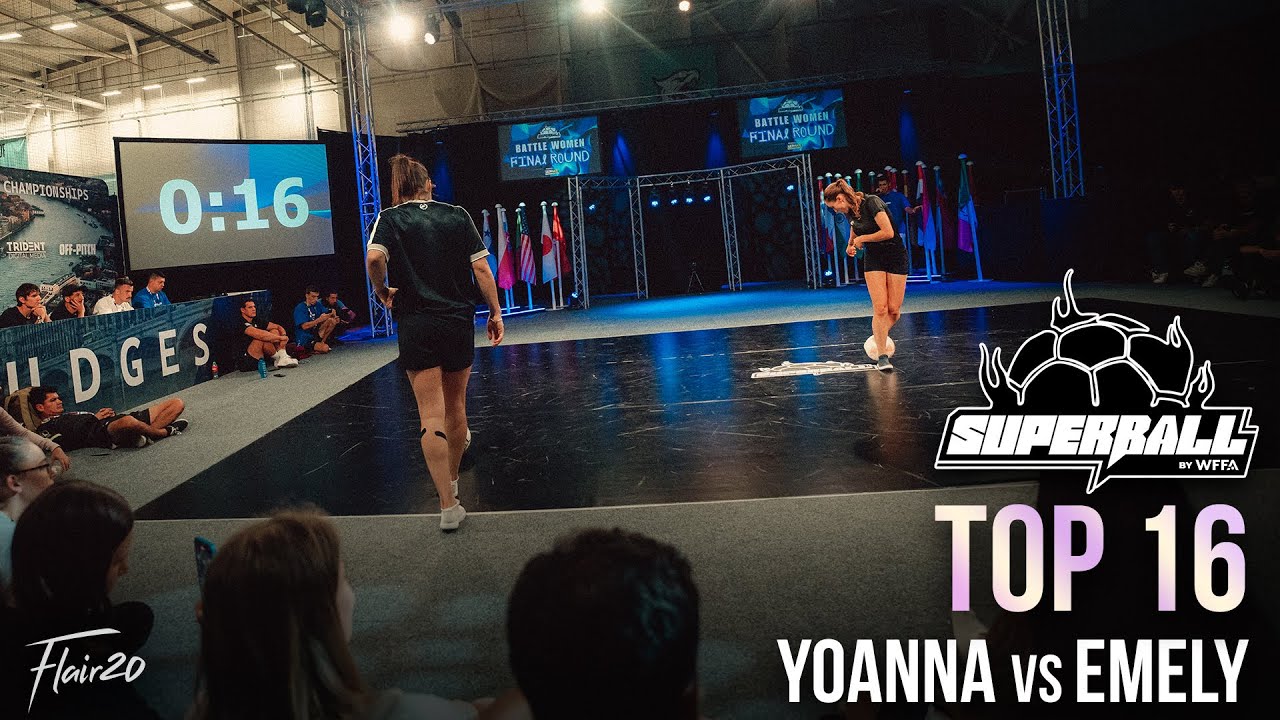 Yoanna vs Emely - Top 16 Women | Super Ball World Freestyle Football Open 2025