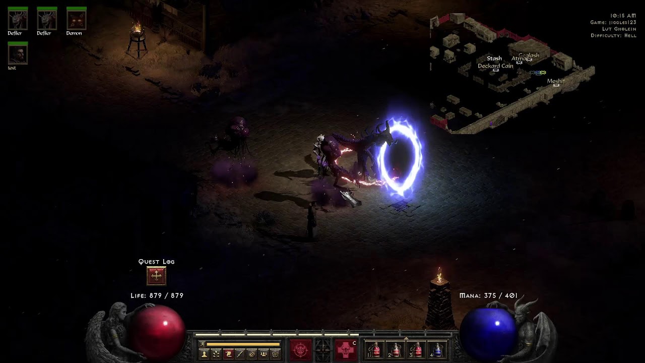 D2R Farming for Runes and Leveling PetLock