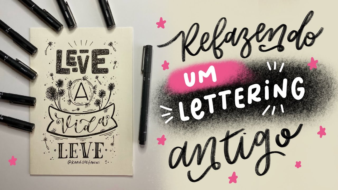 Como criar um LETTERING COMPLETO | Karol Stefanini