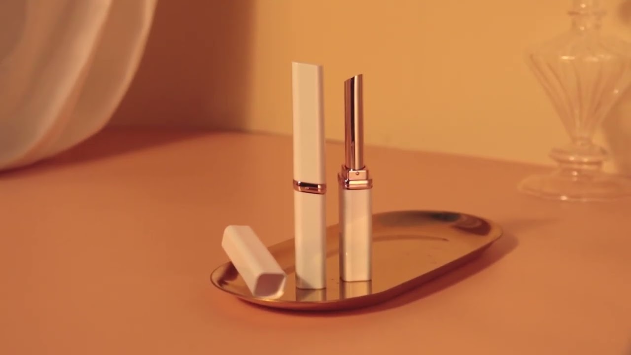 Square Slim Luxury Lipstick Tube for Precision Application
