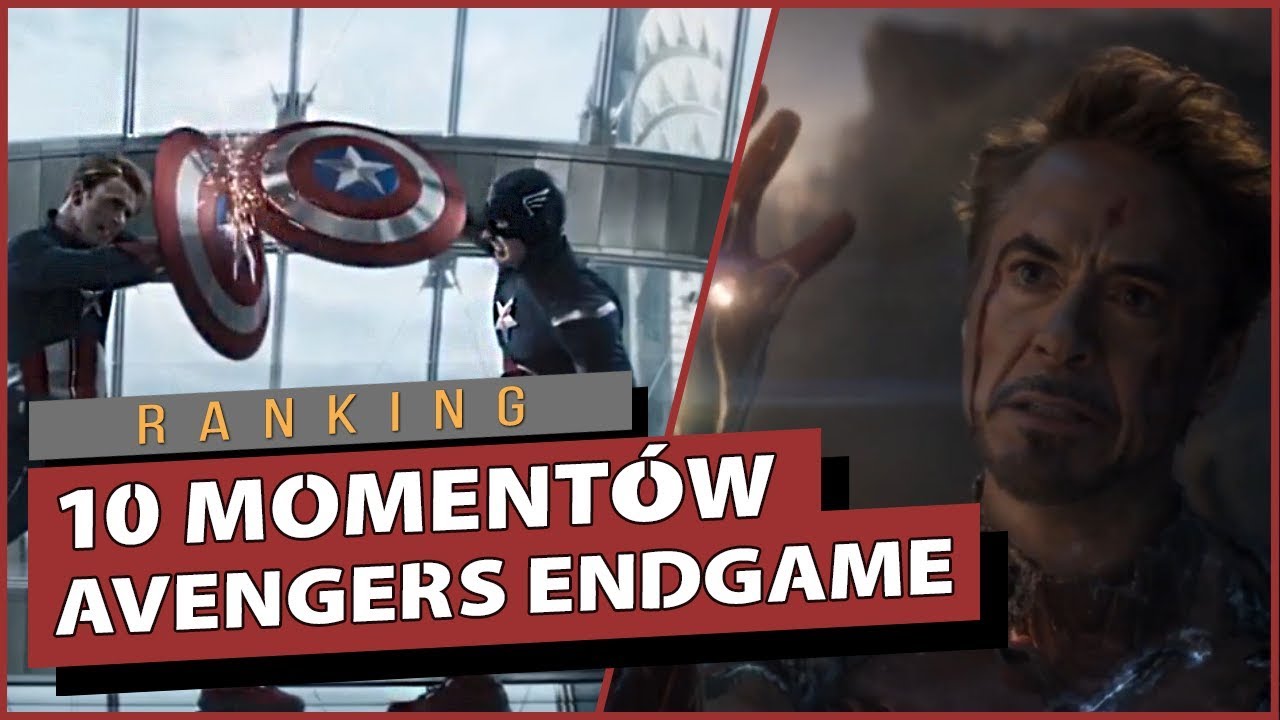 10 Najlepszych Momentów Avengers Endgame!