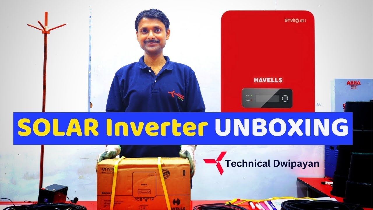 Havells Solar On-Grid Inverter Unboxing & First Look | TD SOLAR
