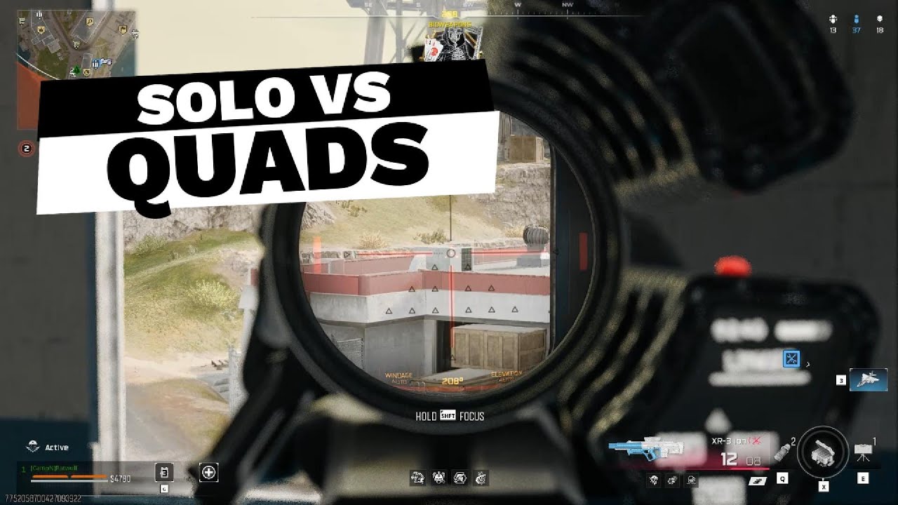 Solo vs Quad win