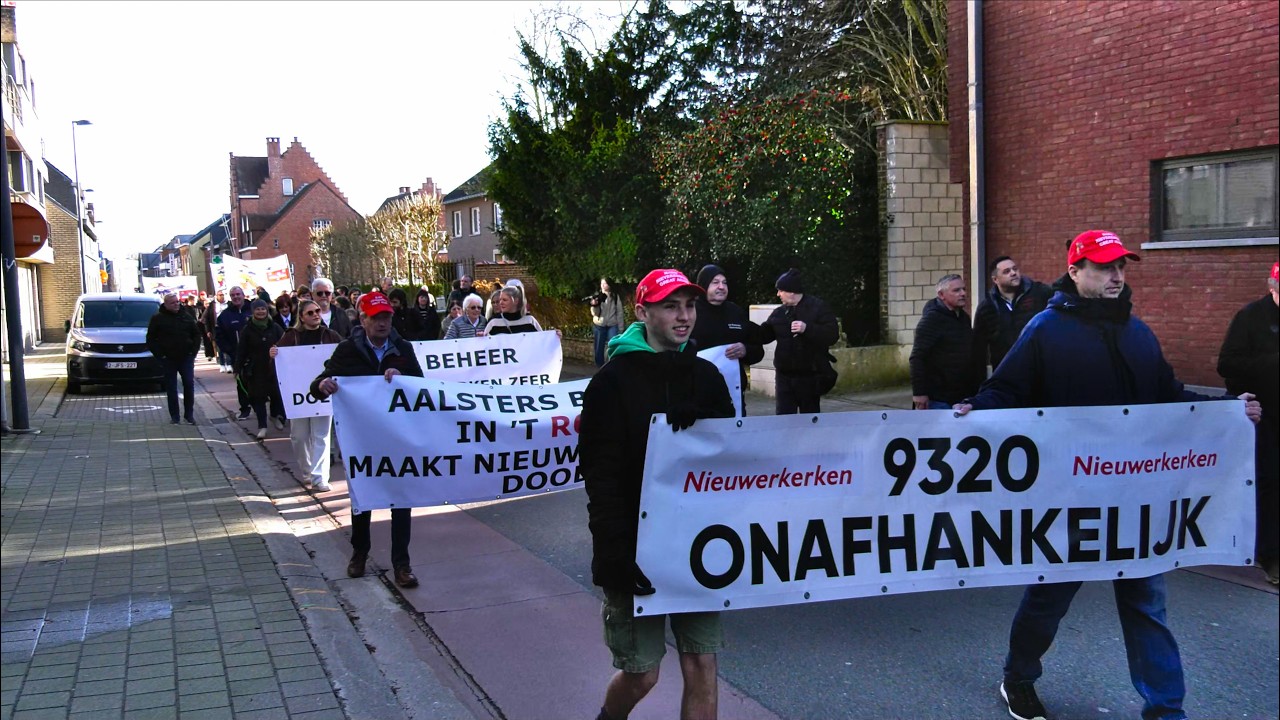 Reportage met Beer: Opkomst tegen de sluiting polyvalente zaal Edgard Hooghuys in Nieuwerkerken
