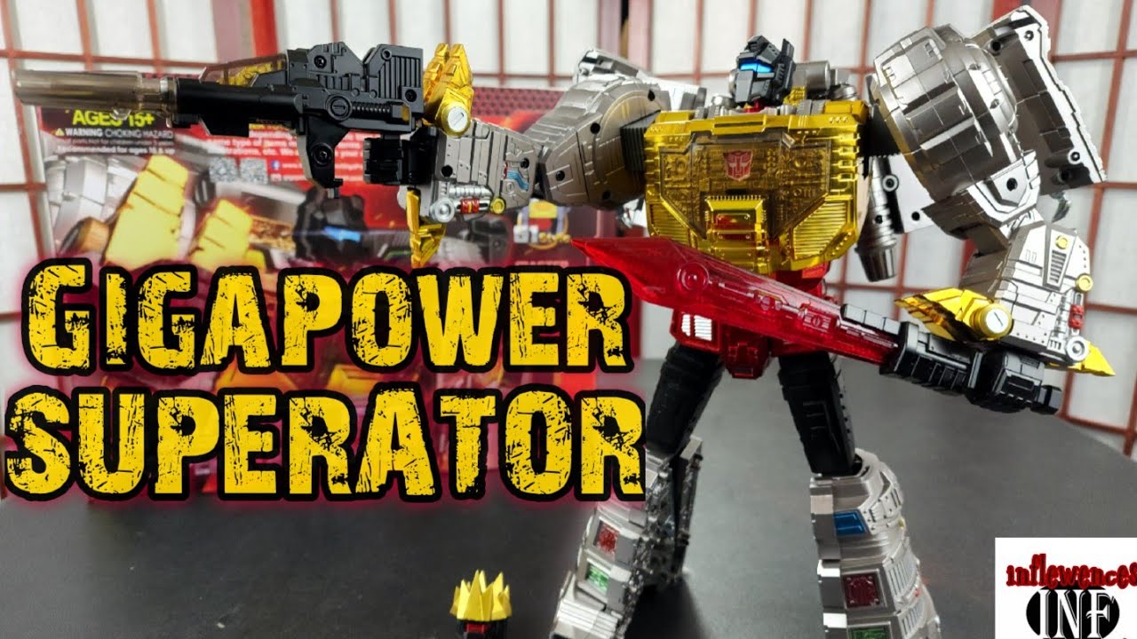Gigapower HQ-01R SUPERATOR CHROME 2021 Reissue (MP Grimlock) - Inflewence's Transformers Review