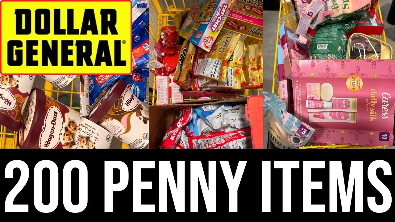 Dollar General 200 PENNY ITEMS! ICE CREAM + GIFT SETS! RUN!!