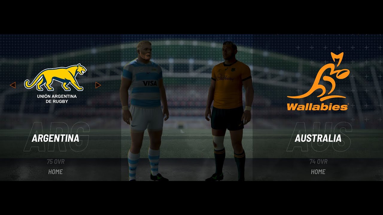 Rugby 25 Gameplay Argentina VS Australia