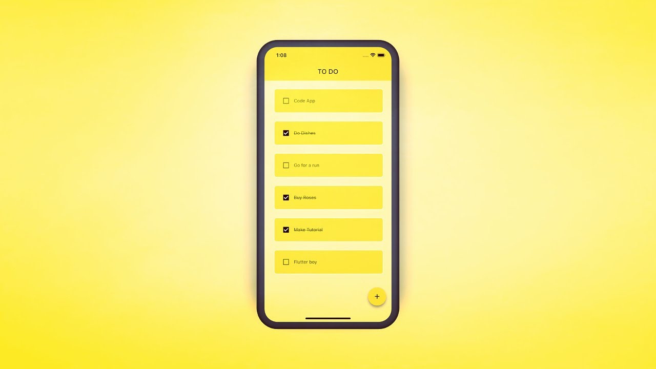 📱 TO DO App • Flutter Tutorial ♥ Hive Local Storage