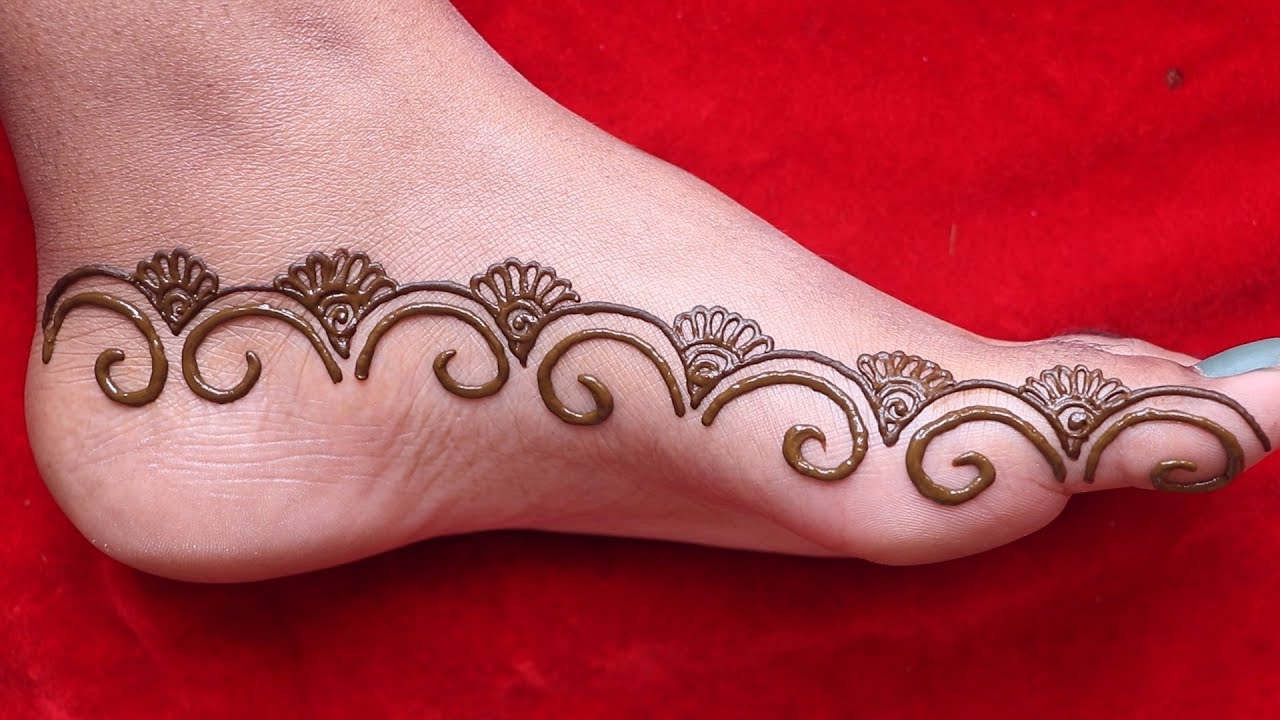 arebic leg mehndi design | beautiful mehndi design for your beautiful leg | bridal henna design 2019
