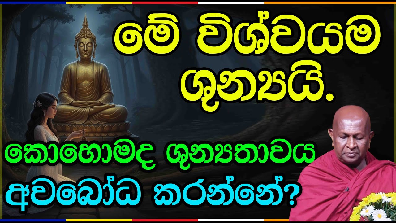 මේ විශ්වයම ශුන්‍යයි.974පූජ්‍ය තපෝවනයේ අරියධජ හිමි #bana #meditation #vipassana #bawana