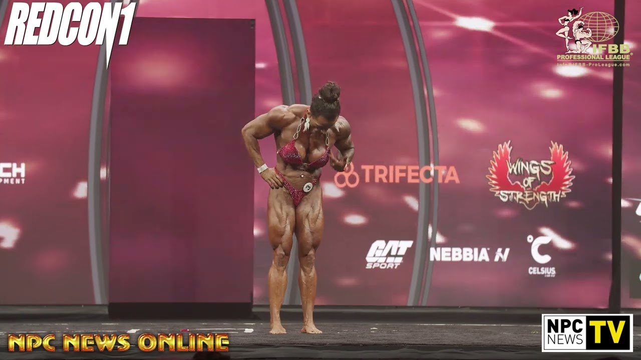 2023 IFBB Pro League Ms. Olympia 3rd Place Winner Alcione Barreto Finals Routine 4K Video