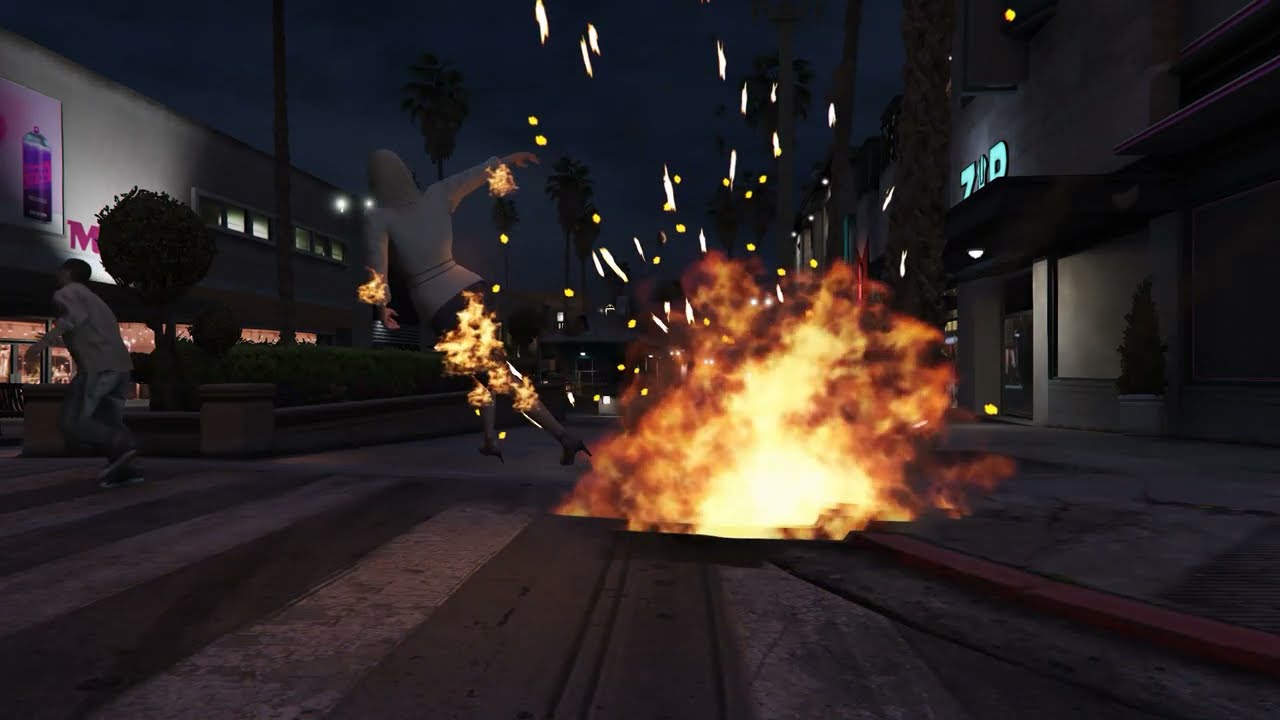 Sticky Bomb + Crowd = Chaos