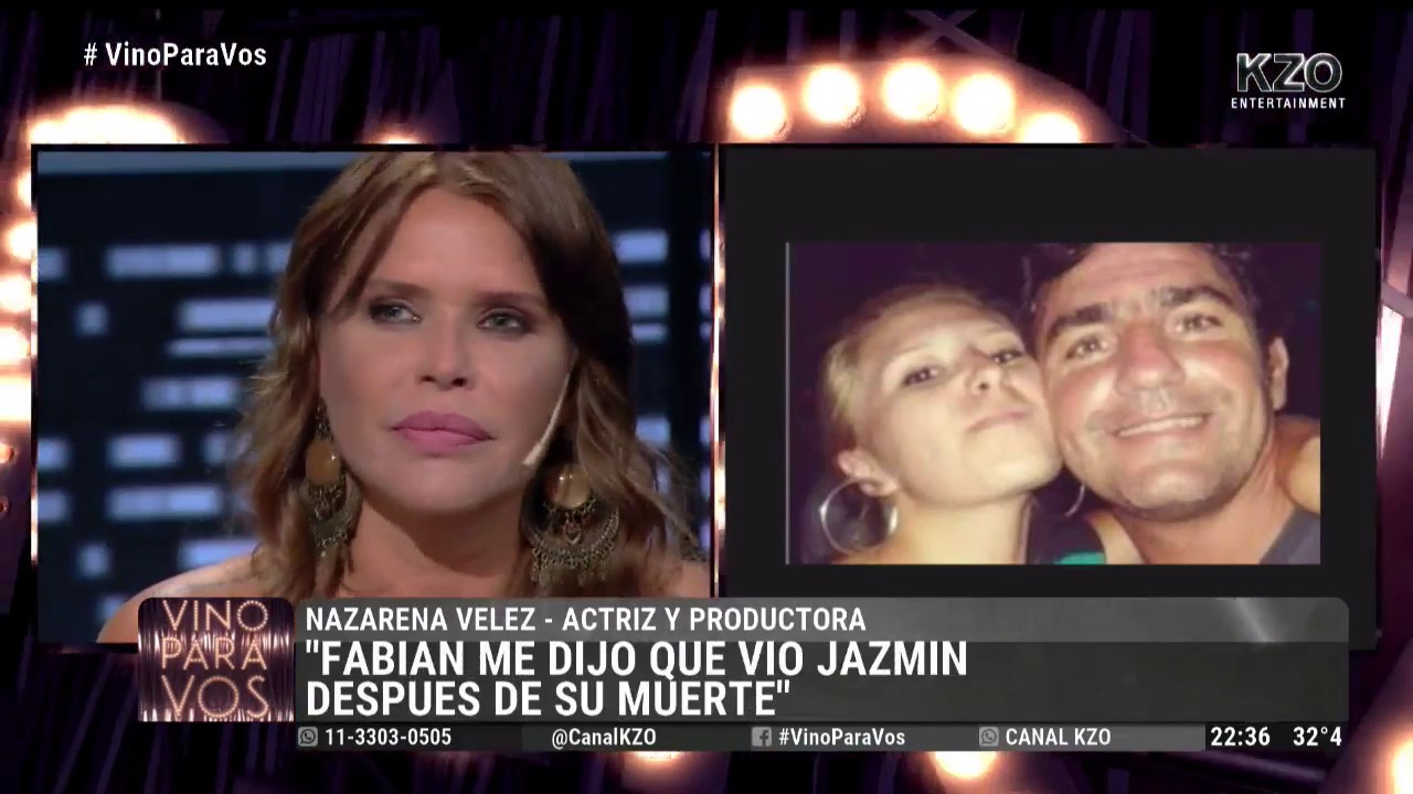 Nazarena Vélez contó que Fabián vio a su hermana después de su muerte