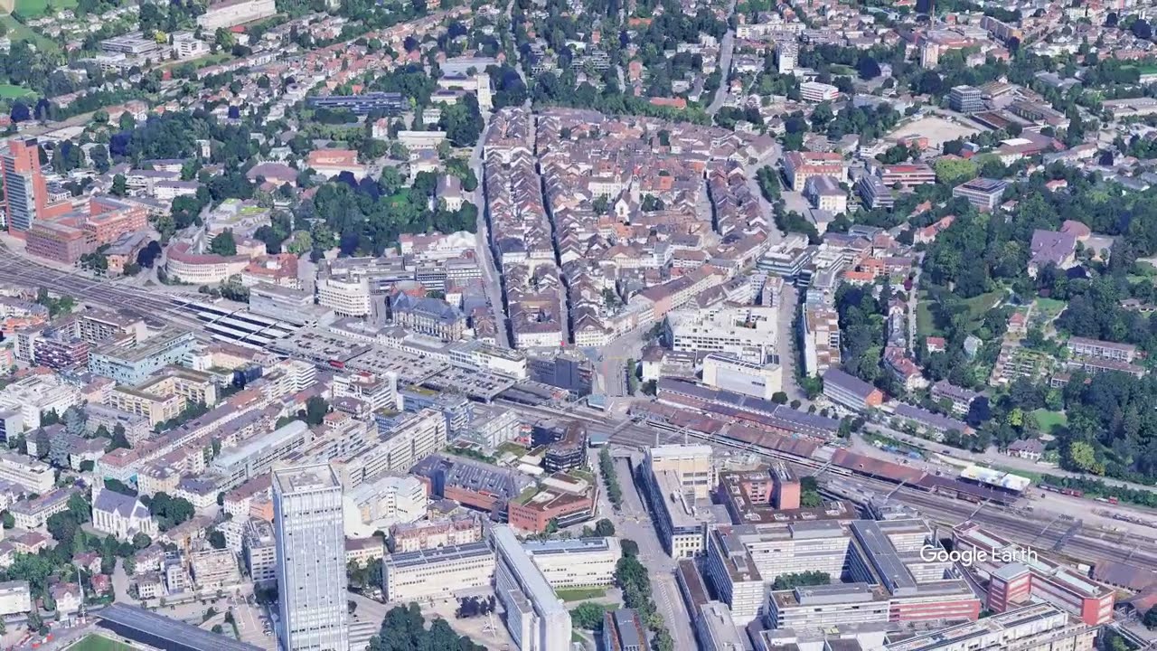 Winterthur View 3D  Aerial Tour of Switzerland's Hidden Gem in Stunning 4K