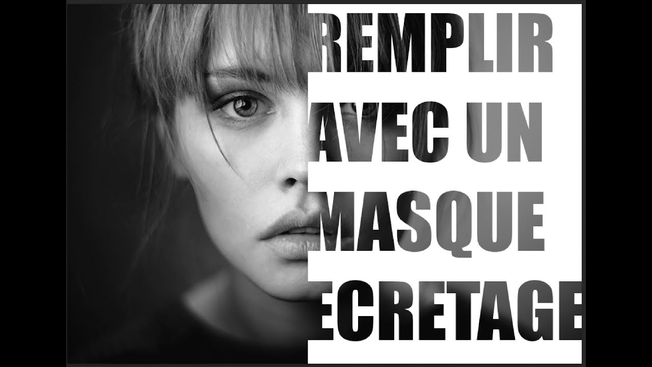 PhotoShop Masque d' écrêtage