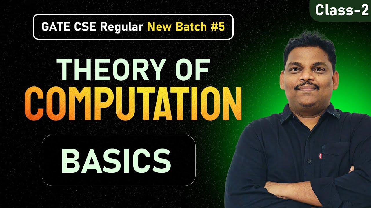 TOC Complete Course for GATE 2026 | Class-2 | Theory of Computation Basics