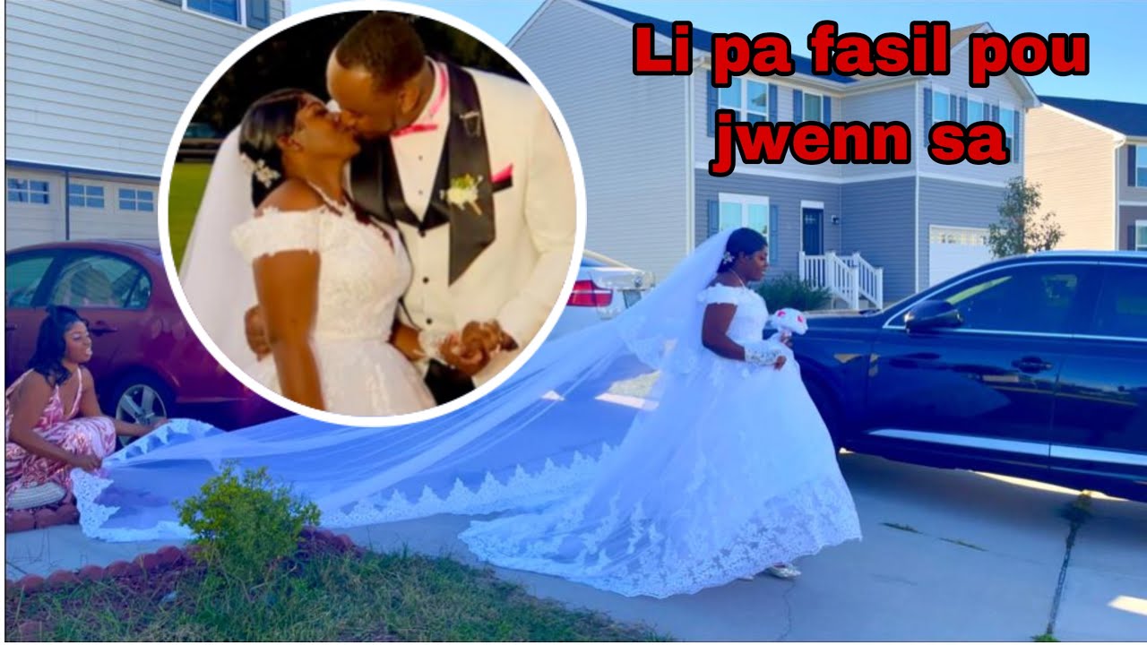 A 27-year-old sister of Christo has been married to a virgin //haitian wedding Ruth and Matsengo ...