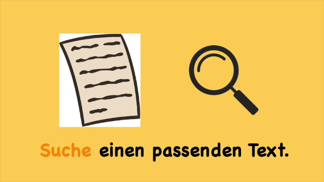 Methoden: Einem Text Informationen entnehmen