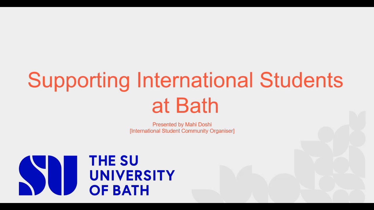 International Student at Bath