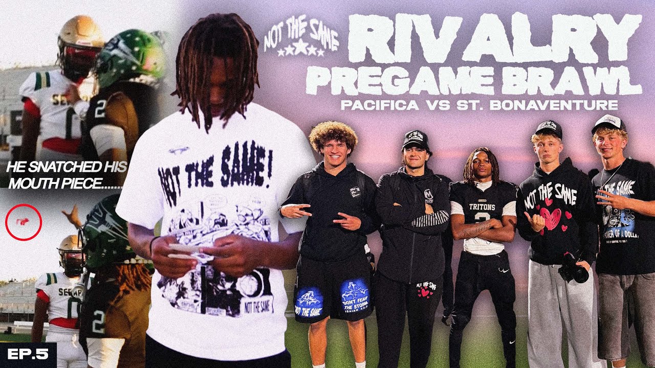 Pacifica vs St. Bonaventure *RIVALRY BEEF + GAME WINNER* | HS Football Tour Vlog Ep 5 – NOT THE SAME