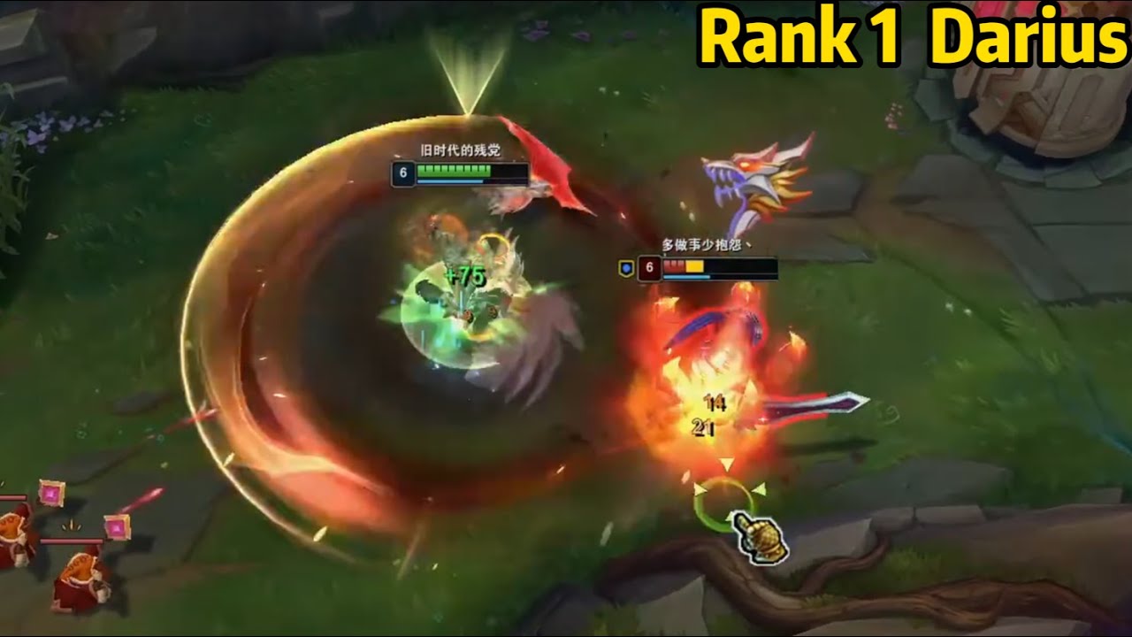 Rank 1 Darius: The Most AGGRESSIVE Darius You Will Ever See!