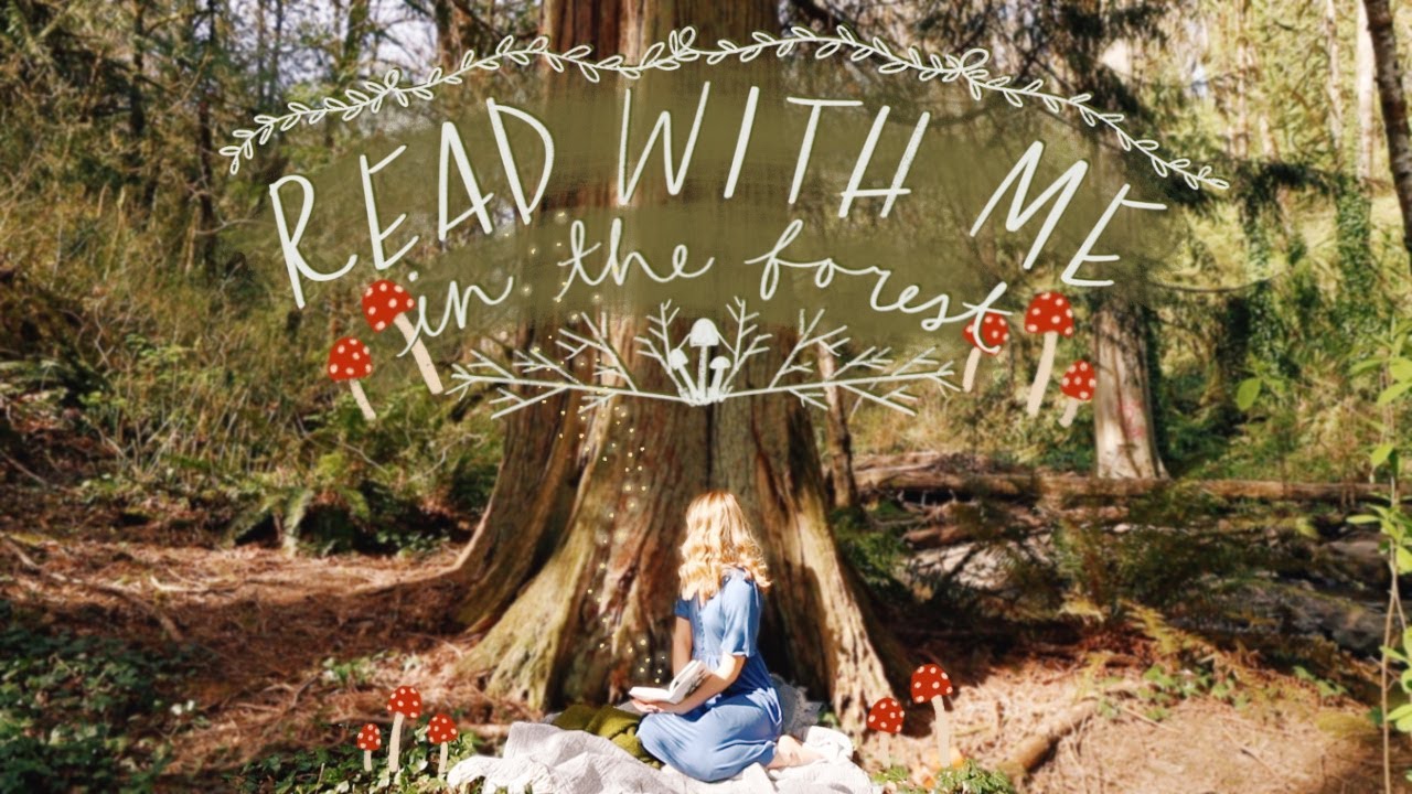 READ WITH ME IN THE FOREST || 1 hour of Woodland Ambience & Whimsical Music (ASMR)