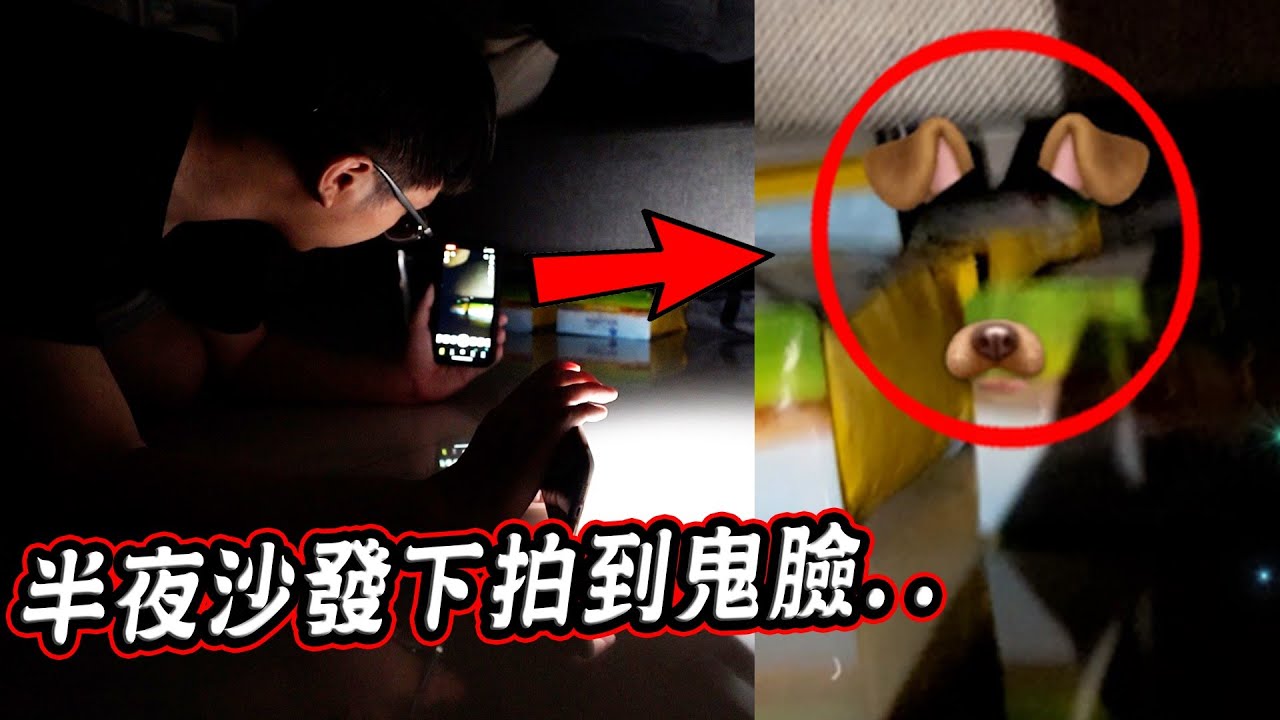 千萬不要在半夜三點用狗狗濾鏡測鬼... 【希露弟弟啃雞腿】
