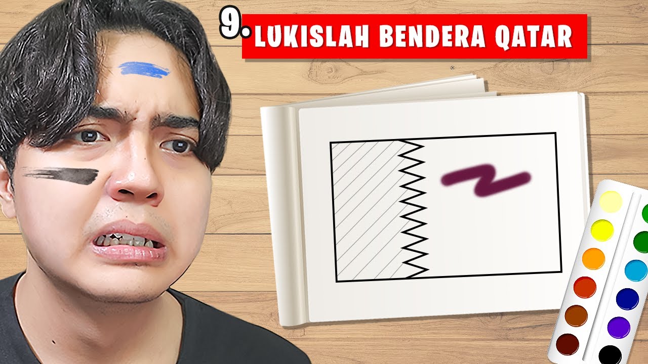 Aku Ngerjain Ujian Melukis Bendera Negara