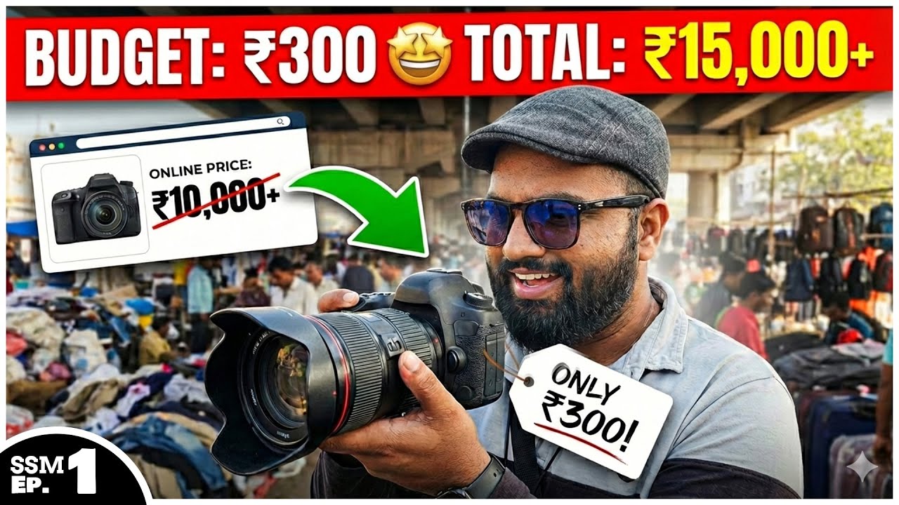 i bought ₹15000+ Gadgets in Just ₹300 In Surat Sunday Market Ep 1